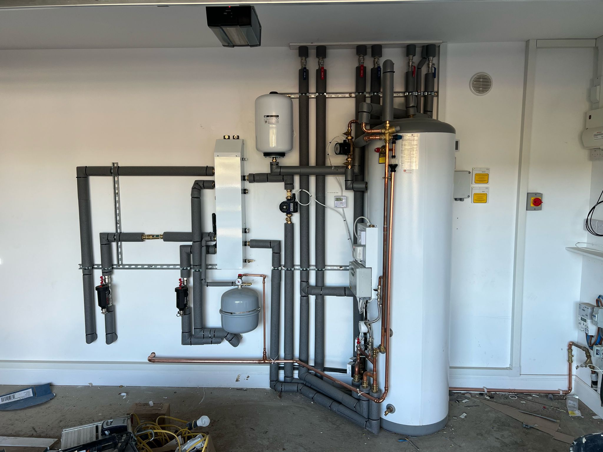 Full plumbing and heating system
